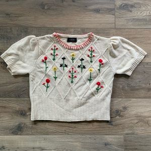 NWOT Cider Cropped Sweater